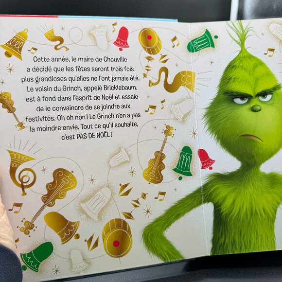 FRENCH Christmas Grinch (Grinceux) Story Book / Game with figurines *READ* - Picture 6 of 14